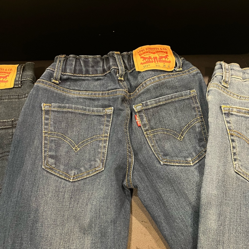 Levi's Kids Jeans - Dark and Light Blue